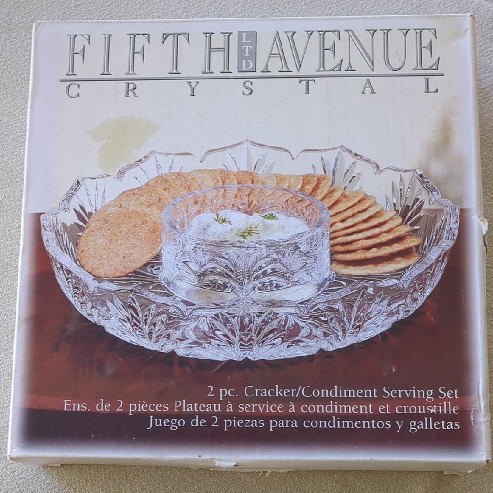 Crystal Clear Condiment Serving Set